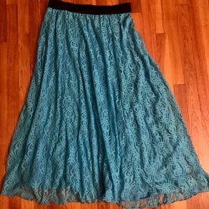 Lucy Lace Maxi Skirt, XL